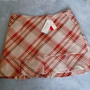 LADY Hagen Monimoth Plaid Skort Peyote